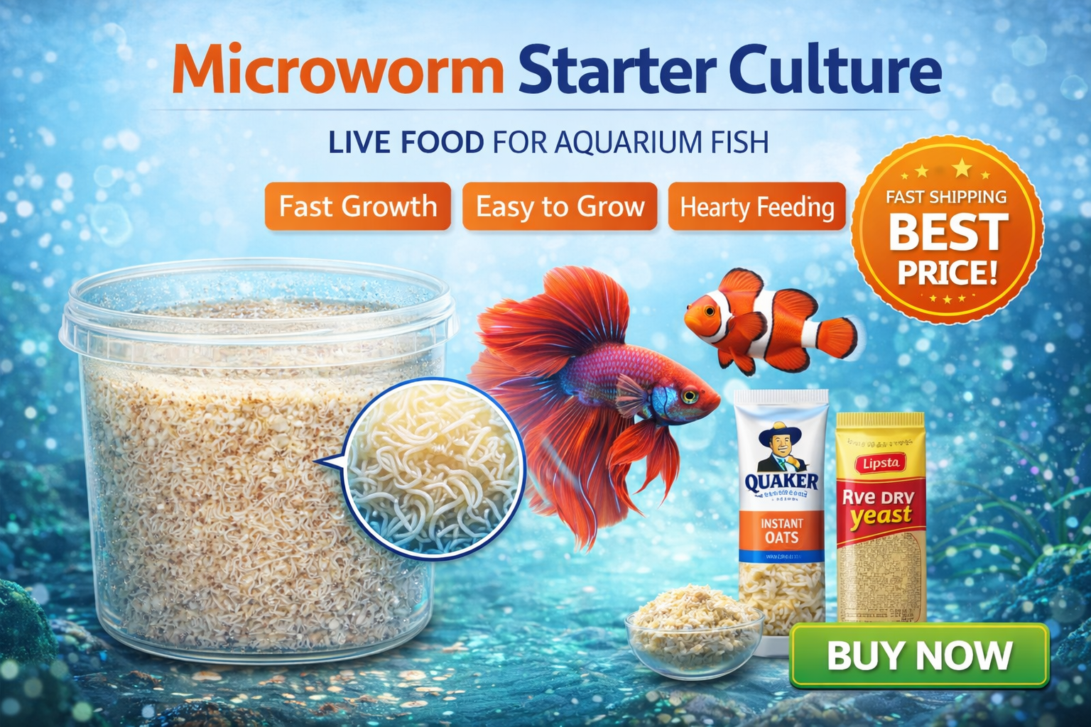 microworm starter culture